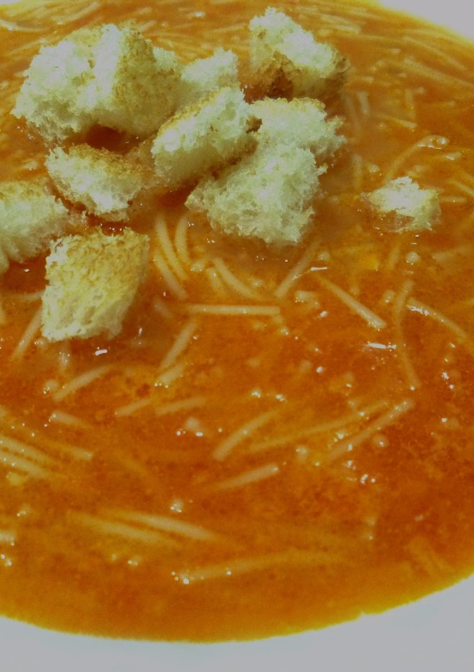 Una foto de Sopa de tomate