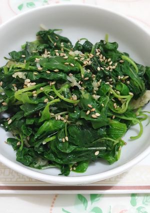 Foto resep Tumis bayam ala Korea (Bayam namul)