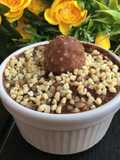Bizcocho saludable de Ferrero rocher en 1 minuto
