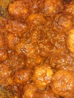 Una foto de Albóndigas con salsa de tomate