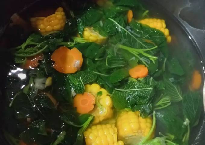 Resep Sayur Bening Bayam Jagung Oleh Dapur Bunda Cookpad