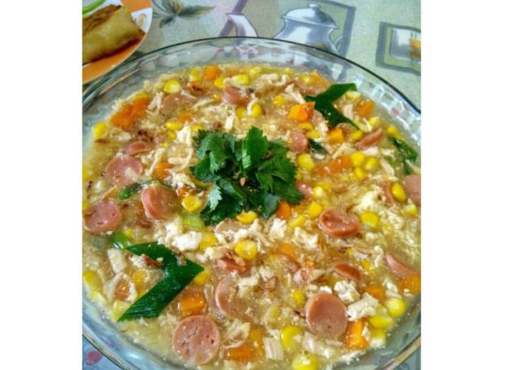 Sup kental ayam jagung manis