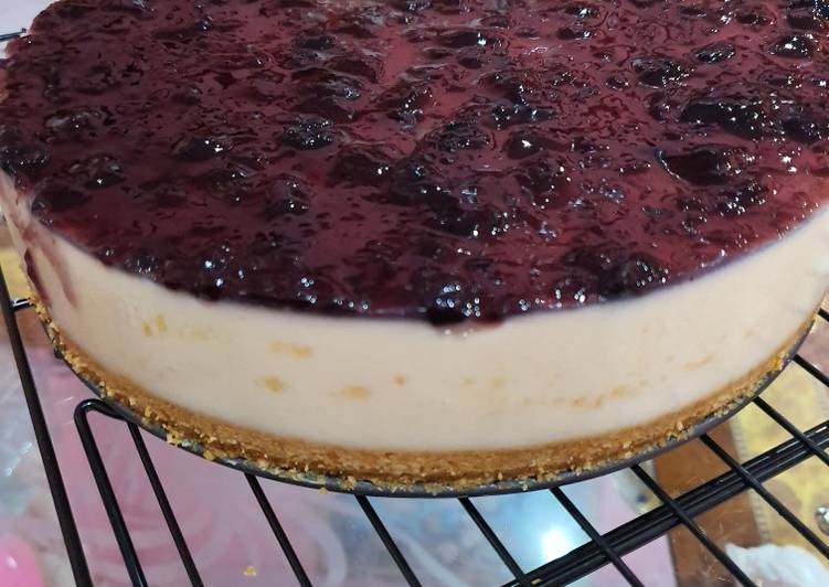 Langkah Mudah untuk Menyiapkan Blueberry cheese cake Anti Gagal
