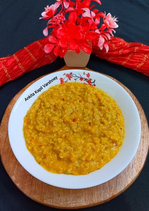 A picture of Oats (Masala Oats).