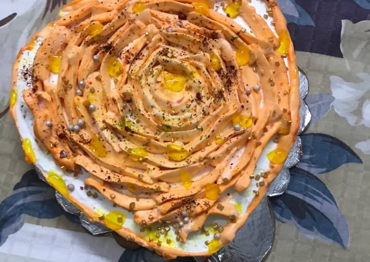 Easiest Way to Prepare Speedy Eggless rose cake