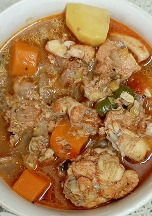 চিকেন স্ট্যু (Chicken stew recipe in Bengali) রেসিপির প্রধান ছবি