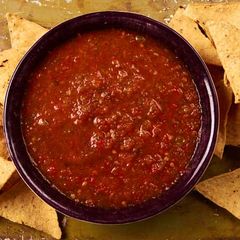 A picture of Homemade Restaurant Style Salsa.