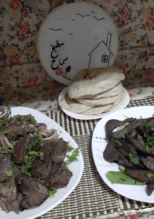 صورة لوصفة طحال والفشه بطريقتي