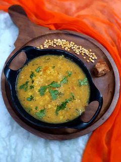 A picture of Gujarati Toor Dal (Gujarati Toovar Dal Recipe).