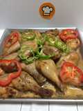 Piernas de pollo al horno!!