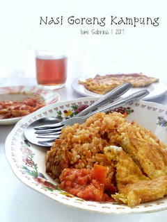 Foto resep Nasi Goreng Kampung ikan asin telur dadar #pr_nasigoreng