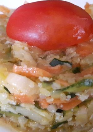 Una foto de Rallado de verduras con especias