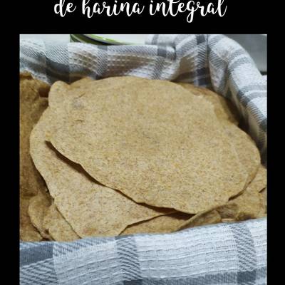 Tortillas/Tacos/Rapiditas de harina integral Receta de Carolina - Cookpad