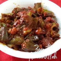 A picture of Chilli Bhindi and Gobhi.