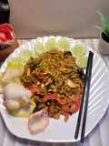 Mie Goreng Ayam dan Rumput Laut