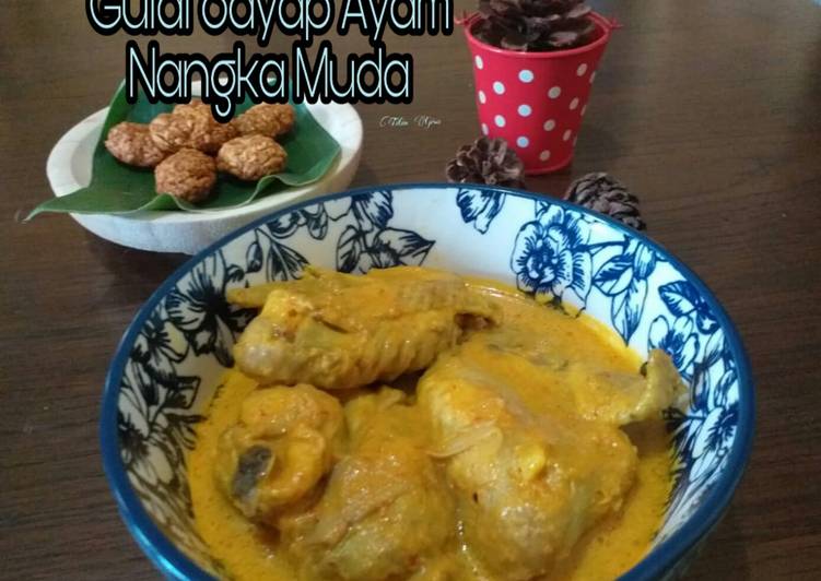 Anti Ribet, Buat Gulai Sayap Ayam Nangka Muda yang mudah