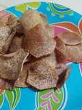 Malanga frita con sabor a ajo