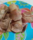 Malanga frita con sabor a ajo