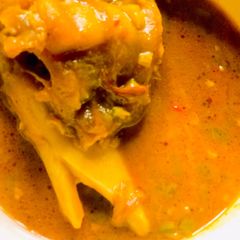 A picture of Okro 🍲 soup.