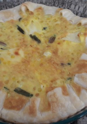 Una foto de Tarta de choclo SIN bechamel ni salsa blanca