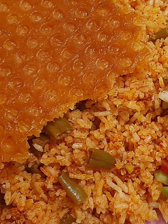عکسی از دستور لوبیاپلو با سالاد شیرازی 😋