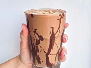 Smoothie ou Nice cream chocolat banane 🍫 🍌 (prise de masse)