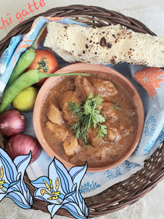 सिंधी गट्टे की भाजी (Sindhi gatte i bhaji recipe in hindi) रेसिपी मुख्य फोटो