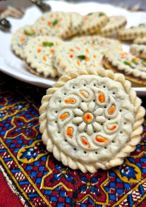 عکسی از دستور شیرینی کلمپه کرمان (شیرینی عید نوروز) (Kolompeh Sweets)