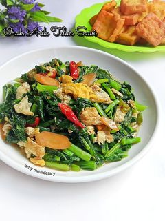 Foto resep Orak Arik Telur Sawi
