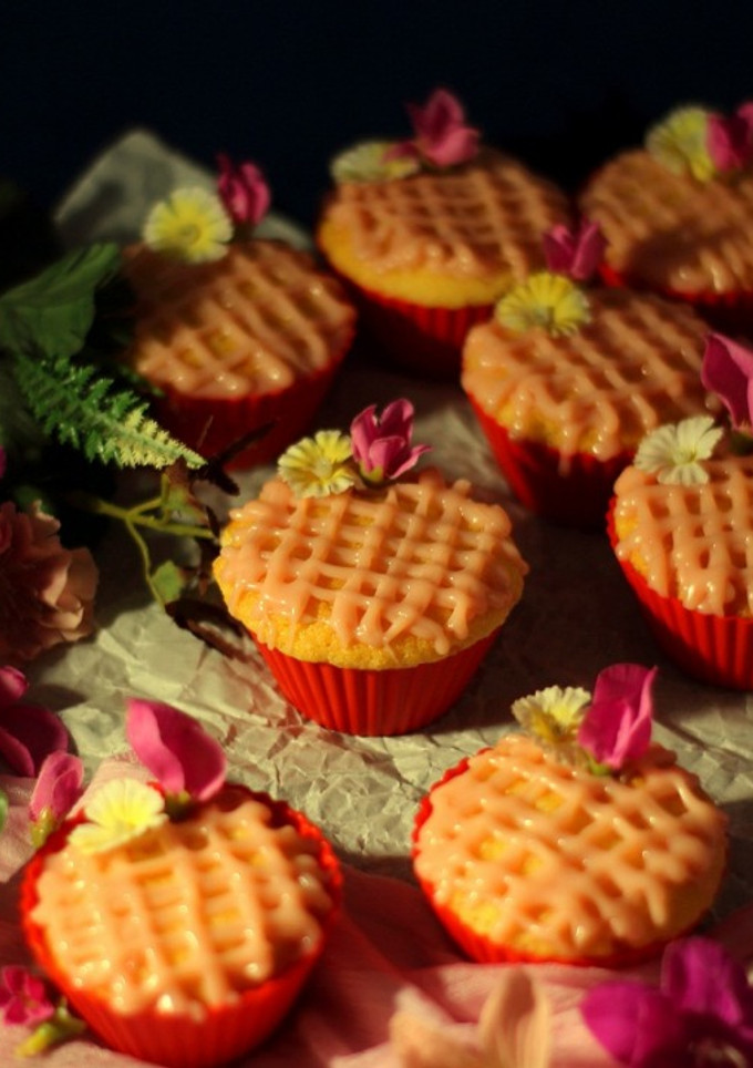 Una foto de Cupcakes de chocolate blanco