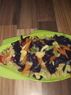Foto resep Tumis jamur kuping + sayuran