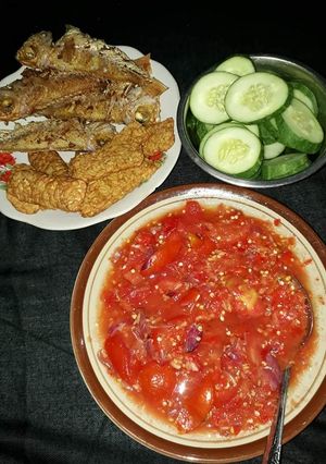 Foto resep Sambel Tomat Mentahan 🌶🍅