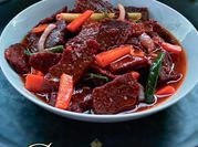 Gambar daging masak merah