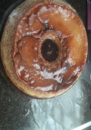 Una foto de Flan casero