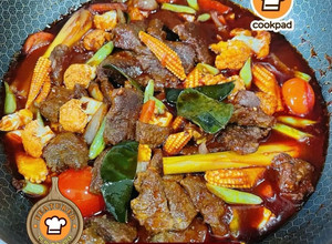 Gambar 👩‍🍳Daging Masak Paprik