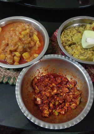 A picture of Plain moongdal khichadi.