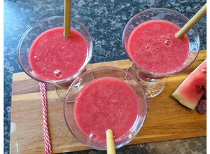 Une photo de Slush De Pastèque, Framboise et Limonade