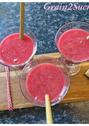 Une photo de Slush De Pastèque, Framboise et Limonade