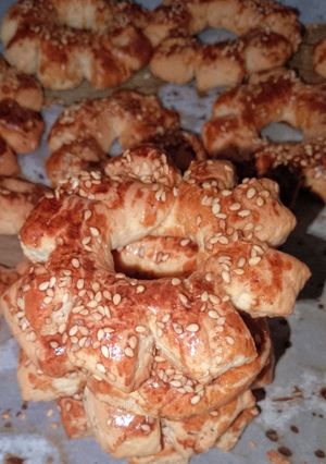 صورة لوصفة كعك المغربي بالسمسم و حبةحلاوة