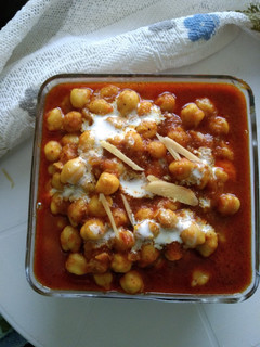 A picture of Punjabi chole.