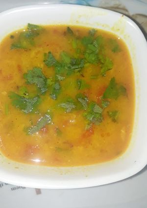 A picture of Yellow dal.