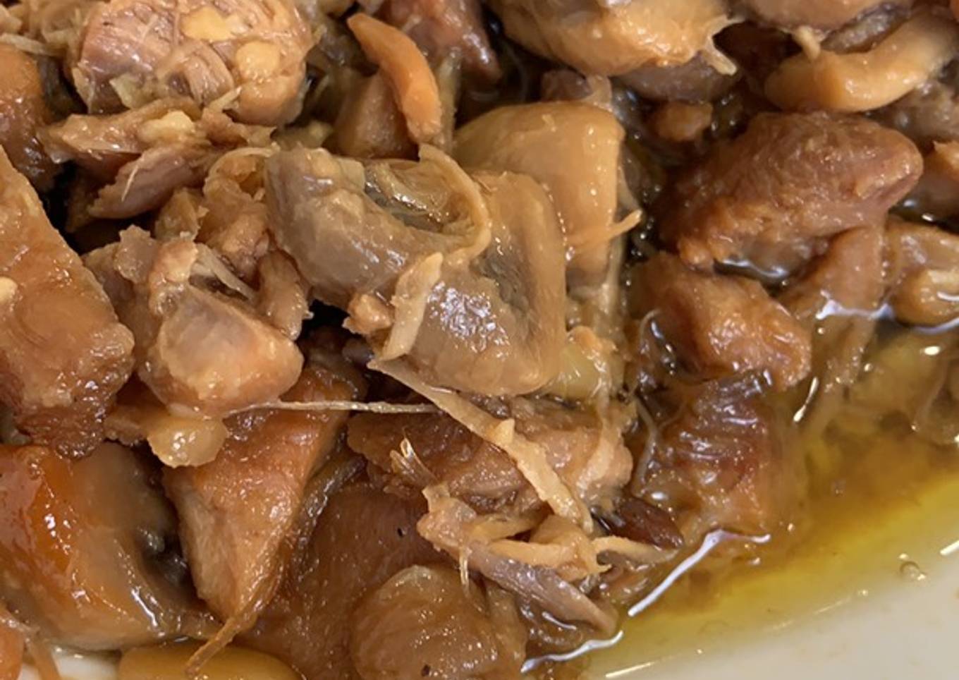 Pollo con salsa de Soja, miel y limón