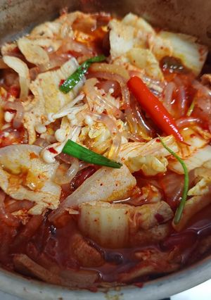 รูปของ ซุปหมูกิมจิ (คีโต)