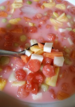 Foto resep Es buah rumahan