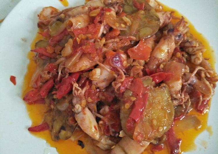 Resep 14. Balado Jengkol + Cumi Asin, Lezat Sekali