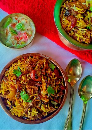 A picture of Kathal ki Biryani.