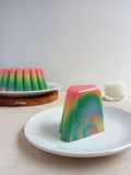 Puding Nasi Rainbow