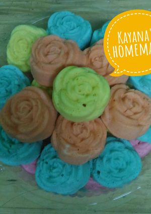Foto resep Bolu kukus mawar