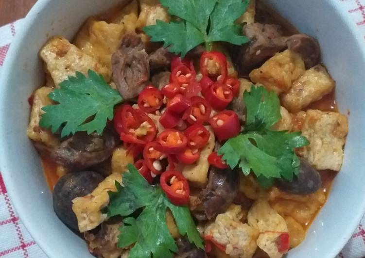 Resep 2. Sambel Goreng Nyemek Tahu Rempelo Ati Jantung Anti Gagal