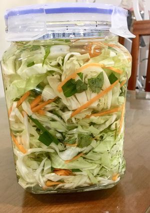 Hình của món Bắp cải muối.